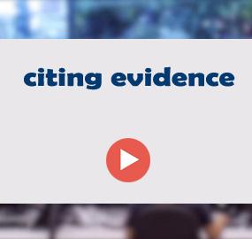 citing evidence