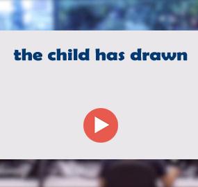 the child has drawn
