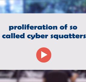 proliferation of so called cyber squatters